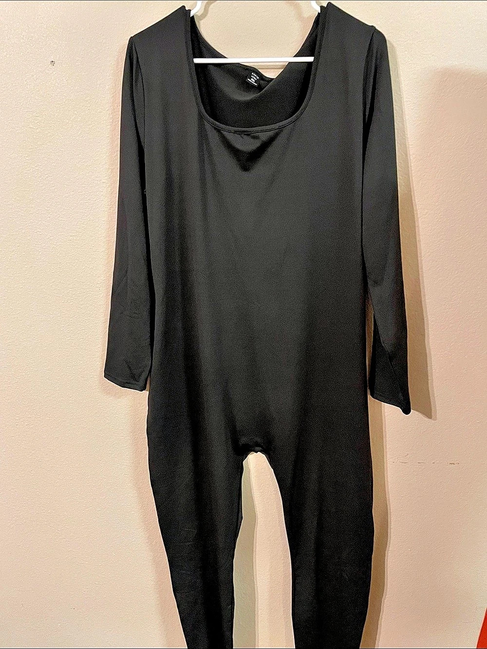 Black Long Sleeve Bodysuit Jumpsuit